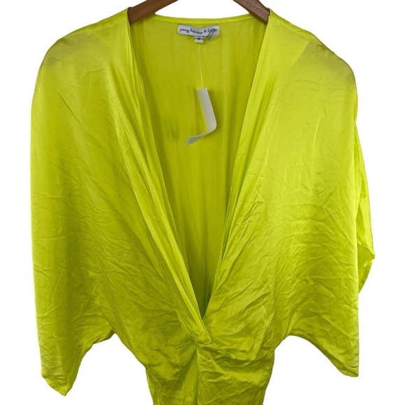 New Young Fabulous & Broke Siren Maxi Dress in Margarita Highlighter - Picture 6 of 12